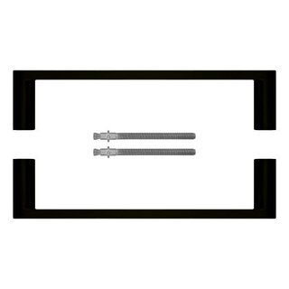 HDD Poignée de porte BUILD 19 noire (paire) pour porte d'épaisseur > 3 cm
