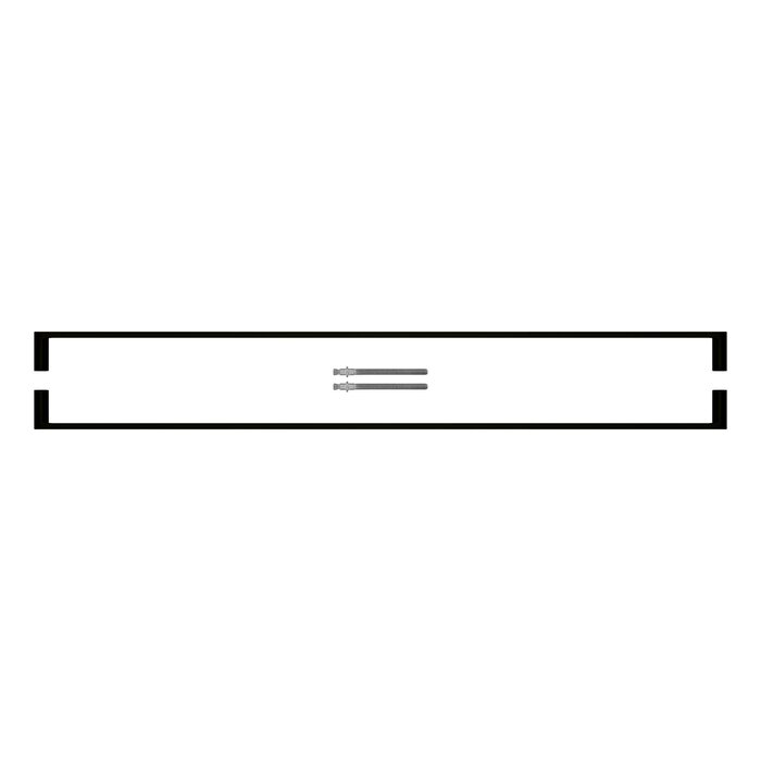 HDD Door handle BUILD 19 black pair for door thickness > 3 cm