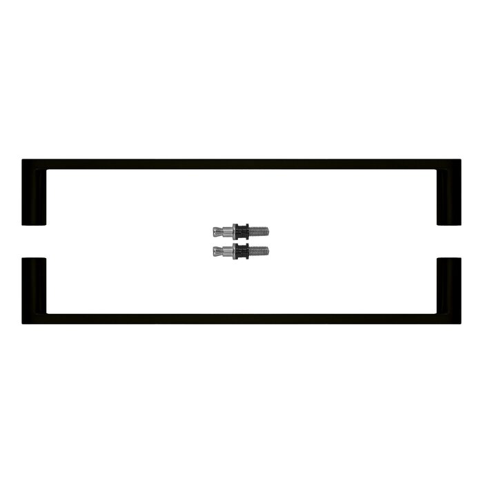 HDD Door handle BUILD 19 black pair for glass