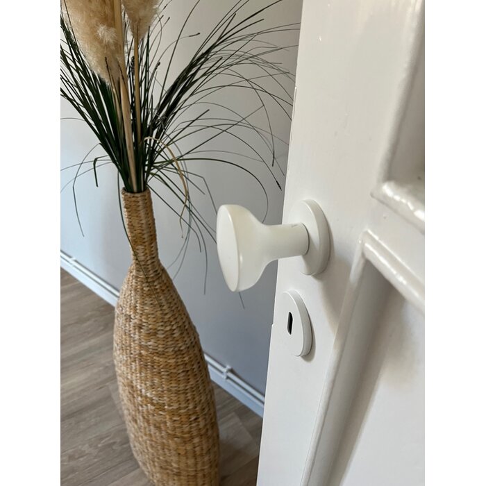 Aprile Weißer einzelner Aprile-Türknauf ORTICA Ø 57 mm