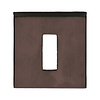 HDD 1 Square matte bronze key plate (inside)
