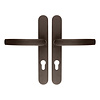 HDD Ensemble de quincaillerie de sécurité « poignée de porte + poignée de porte » bronze mat