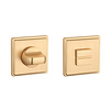 Aprile APRILE Premium WC set square ribbed - Matte gold