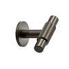 Furnipart MANOR T, bouton de meuble à découpe croisée, bronze mat