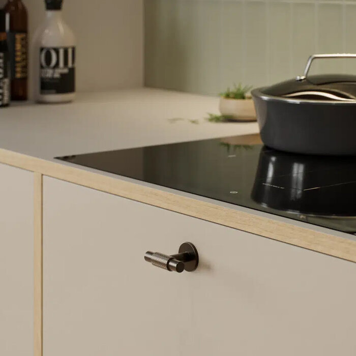 Furnipart MANOR T cross cut furniture knob matt bronze 54 mm