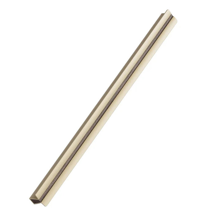 Furnipart PAPILLON furniture handle dark brown / brushed brass