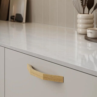 Furnipart Furniture handle RIALTO lacquered oak 160 mm