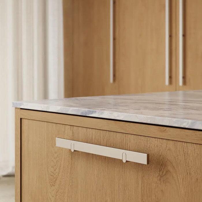 Furnipart Furniture handle REEV matt stainless steel look