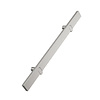 Furnipart Poignée de meuble REEV aspect acier inoxydable mat