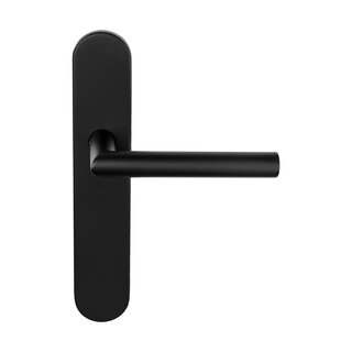 Formani Türgriffe Basics LB2-19P13SFC auf Abdeckrosette – Mattschwarz
