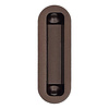 AGB Strike plate for magnetic lock AGB - matte bronze - wooden doors