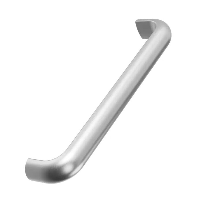 Furnipart Poignée de meuble VIBE aspect acier inoxydable mat 160 mm