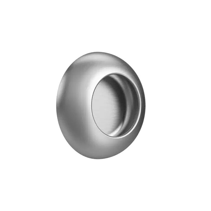 Furnipart Möbelknopf VIBE, matte Edelstahloptik, Ø 72,9 mm