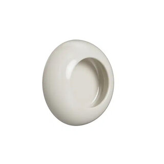 Furnipart Möbelknopf VIBE, glänzend cremeweiß, Ø 72,9 mm
