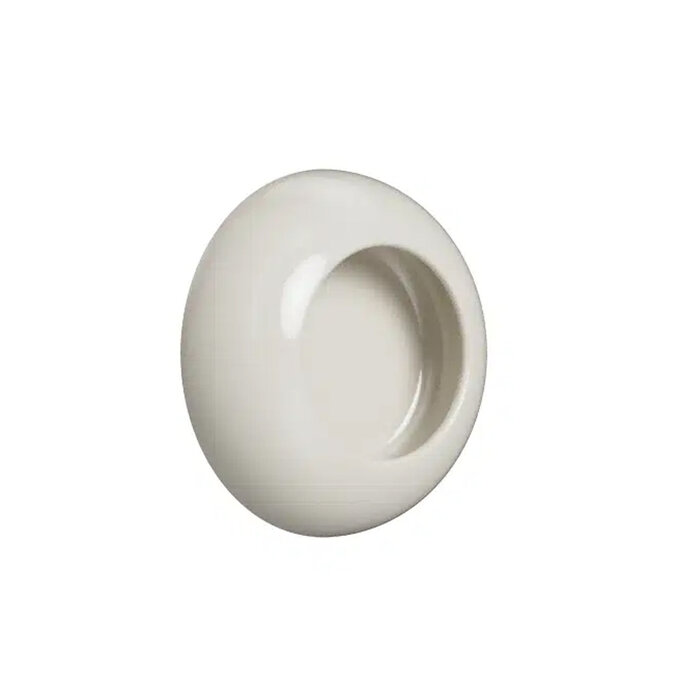 Furnipart Furniture knob VIBE glossy off-white Ø72.9 mm