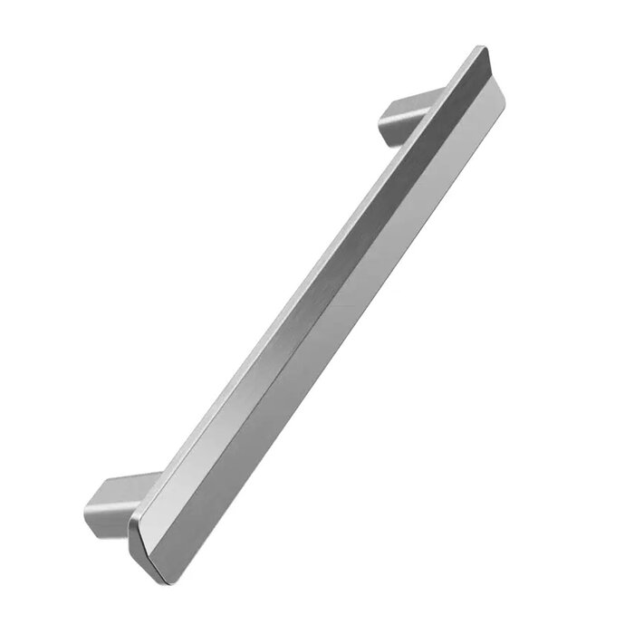 Furnipart Poignée de meuble VIS A VIS aspect acier inoxydable mat