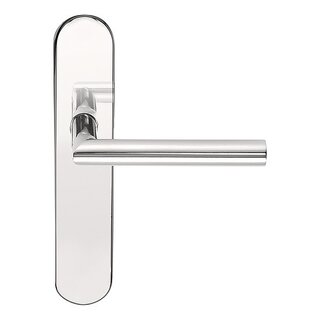Formani Poignées de porte Basics LB2-19P13SFC sur rosace - Acier inoxydable poli