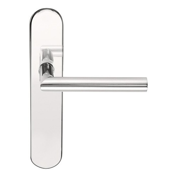 Formani Poignées de porte Formani Basics LB2-19P13SFC sur rosace - Acier inoxydable poli