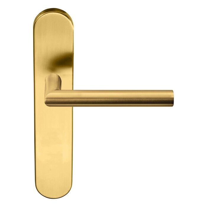 Formani Formani door handles Basics LB2-19P13SFC on blind escutcheon - PVD matte gold