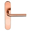 Formani Door handles Basics LB2-19P13SFC on escutcheon - PVD polished copper