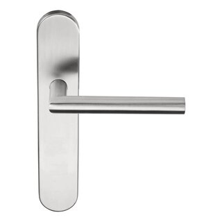 Formani Poignées de porte Basics LB2-19P13SFC sur rosace aveugle - Acier inoxydable mat PVD
