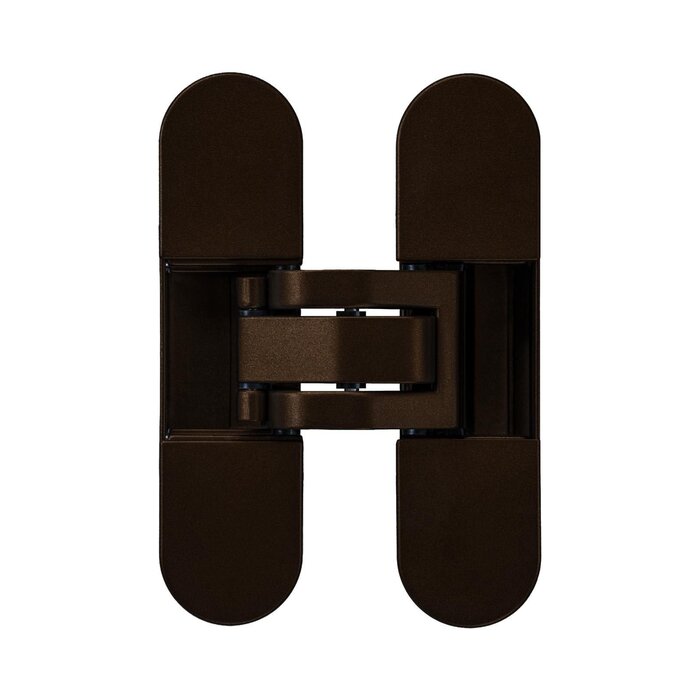 JAIROL Onzichtbare Bruin/Bronzen 3D scharnieren 111x29mm - 80kg