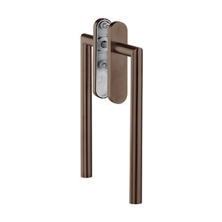 JNF Architectural Hardware JNF lift-and-slide door handle - pair - PVD titanium chocolate