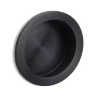 Formani Poignée de porte coulissante ronde BASICS LB57 - Noir mat PVD