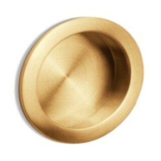 Formani Round sliding door handle BASICS LB57 - PVD matte gold