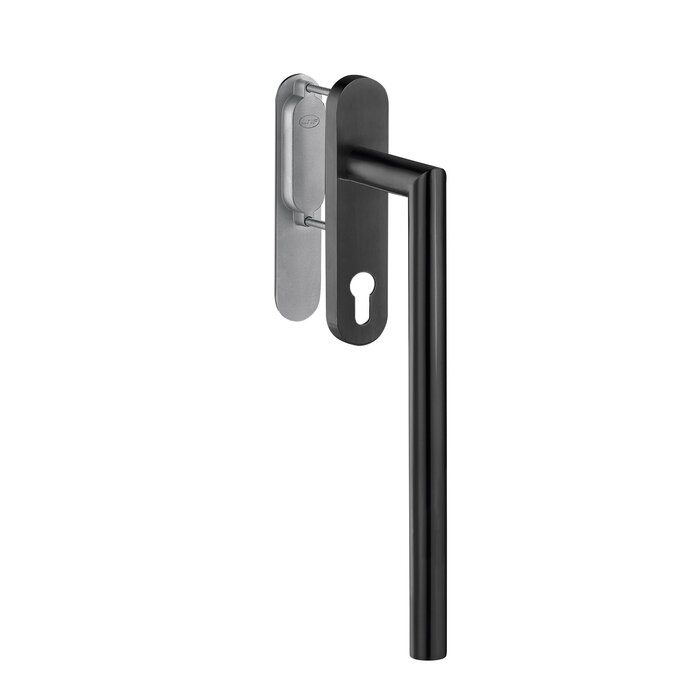 JNF Architectural Hardware Poignée de porte coulissante à levage simple JNF - Revêtement PVD titane noir