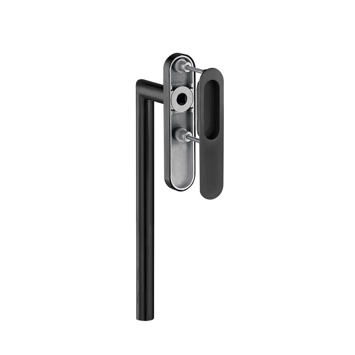JNF Architectural Hardware JNF single lift-and-slide door handle - Black Titanium PVD