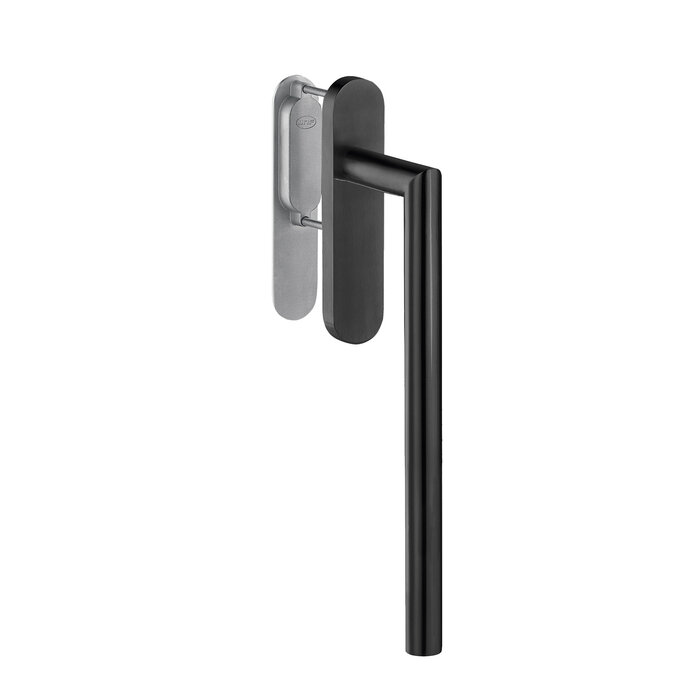 JNF Architectural Hardware Poignée de porte coulissante à levage simple JNF - Revêtement PVD titane noir