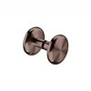 JNF Architectural Hardware Paire de poignées de porte pour porte vitrée - Bronze PVD