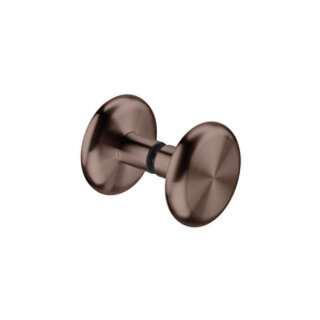 JNF Architectural Hardware Paar deurknoppen voor glazen deur in Brons PVD