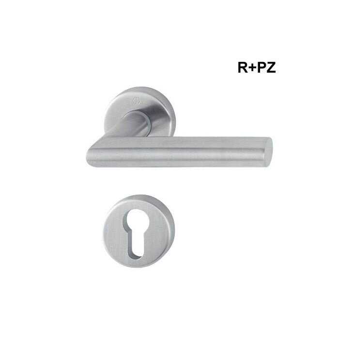 Hoppe Poignées de porte Hoppe en acier inoxydable Amsterdam R + PZ (dd. 57-62mm)
