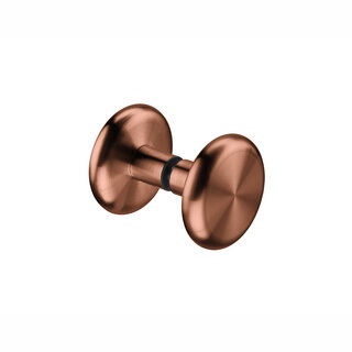 JNF Architectural Hardware Pair of door knobs for glass door - copper PVD
