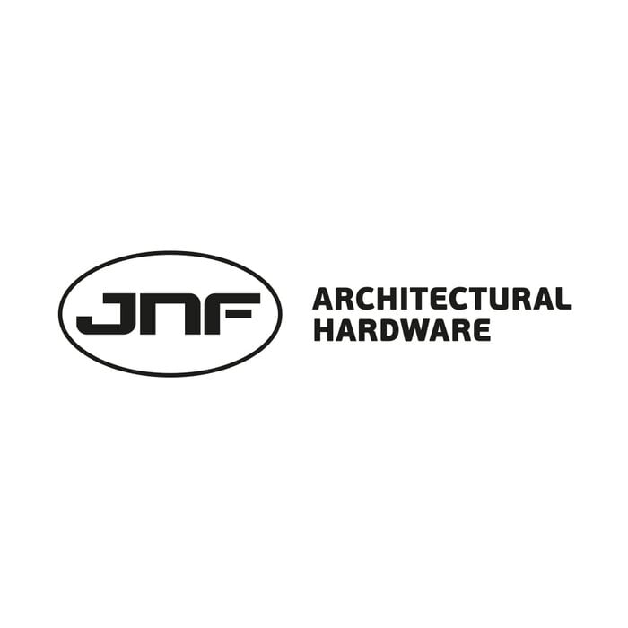 JNF Architectural Hardware Pair of door knobs for glass door - black PVD