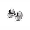 JNF Architectural Hardware Paar deurknoppen voor glazen deur - inox PVD