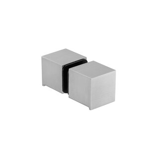 JNF Architectural Hardware Pair of JNF door knobs for glass doors - Stainless Steel PVD