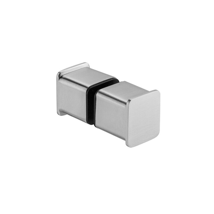 JNF Architectural Hardware Pair of JNF door knobs for glass doors - Stainless Steel PVD