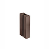 JNF Architectural Hardware Paar JNF-Türgriffe für Glastüren – rechtwinklig – Bronze PVD