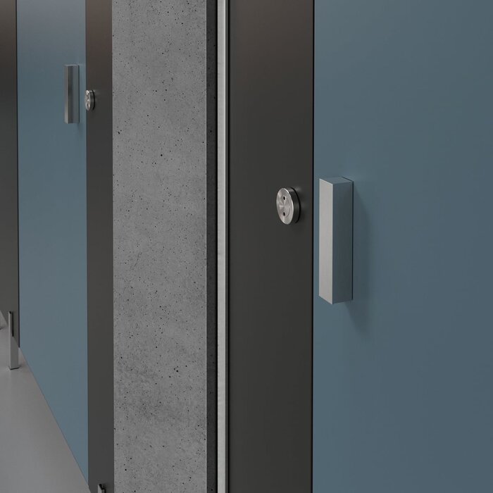 JNF Architectural Hardware Paar JNF deurgrepen voor glazen deuren - Inox PVD