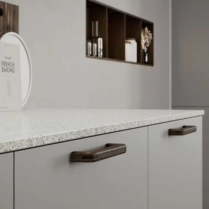 Furnipart Poignée de meuble TENON - chêne brun foncé