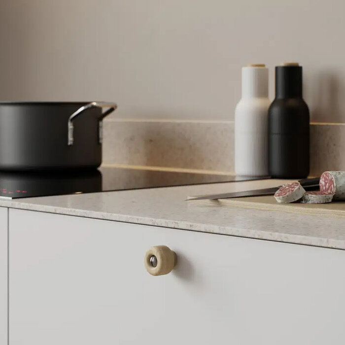 Furnipart Meubelknop NOLA 30 mm - Licht eikenhout