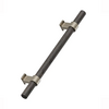 Furnipart Furniture handles BOND - Dark brown oak / Brushed brass
