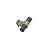 Furnipart Meubelknop BOND - Donkerbruin eikenhout / Geborsteld messing