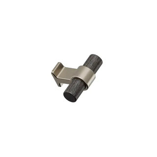 Furnipart Bouton de meuble BOND - Chêne brun foncé / Laiton brossé