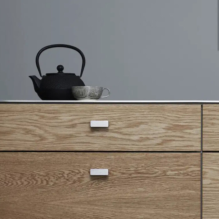 Furnipart Poignées de meubles Furnipart ELAN - Aspect acier inoxydable