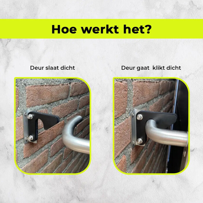 DKS Black door handle hook
