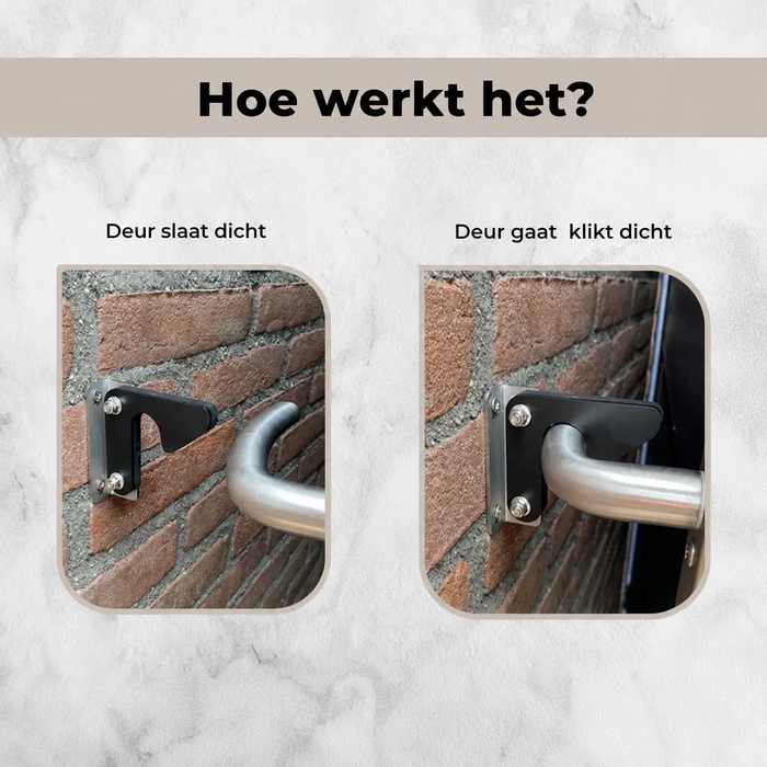 DKS White door handle hook